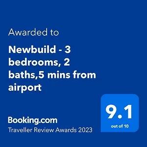 Newbuild - 3 Bedrooms, 2 Baths,5 Mins From Airport EDI